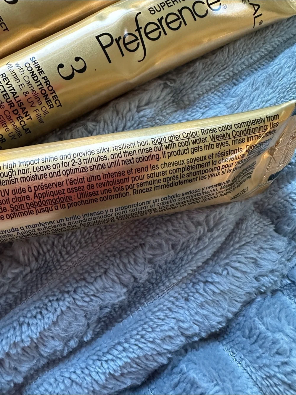 Bundle L'Oreal Preference Superior Shine Protect Conditioner - Gold Tubes (3)